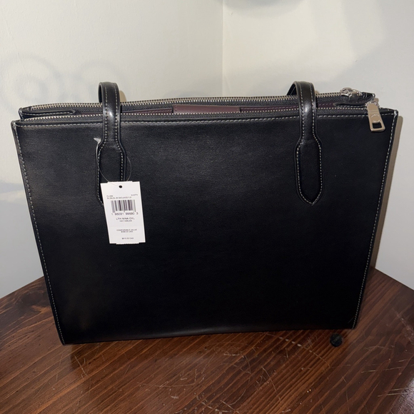 Coach NINA CARRYALL New Black Leather - Picture 3 of 10